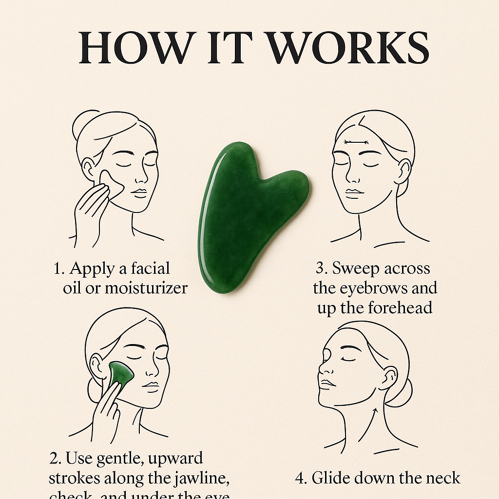 Jade Gua Sha Massager