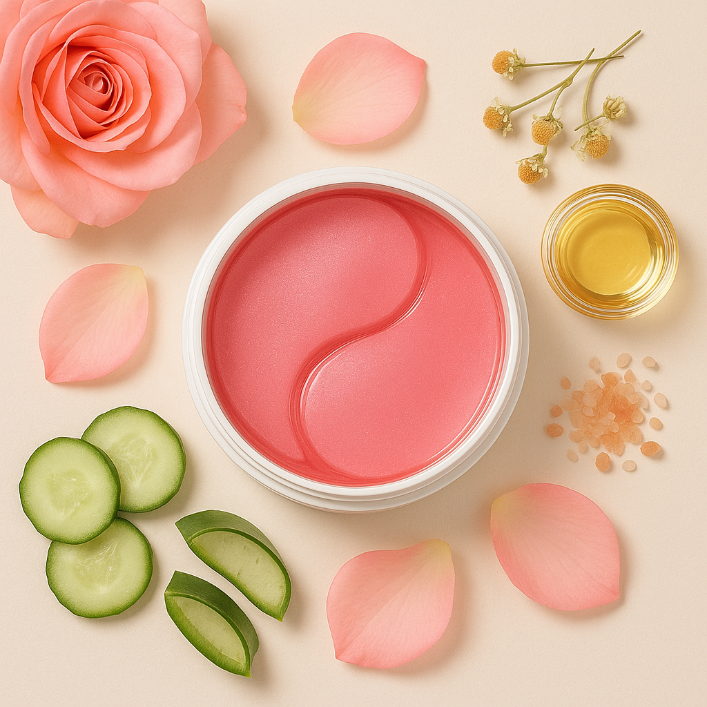 Rose Hyaluronic Eye Masks