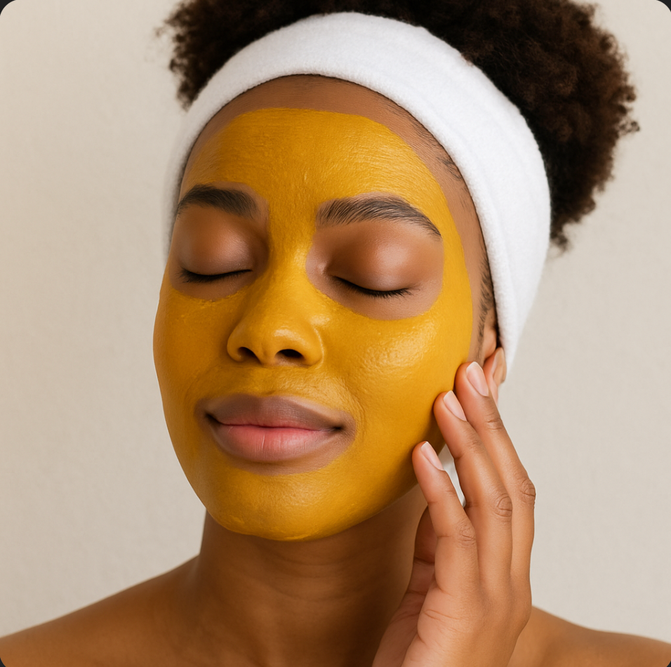 Turmeric Clay Mask Hydrating Moisturizing - Stella Beauty