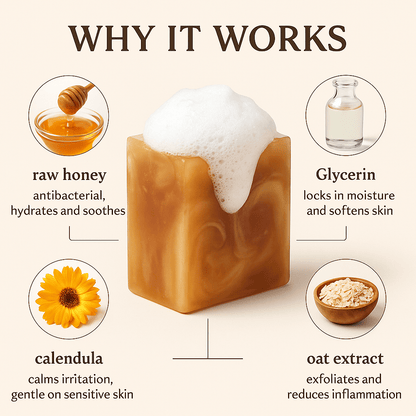 Honey Soap Bar - Stella Beauty