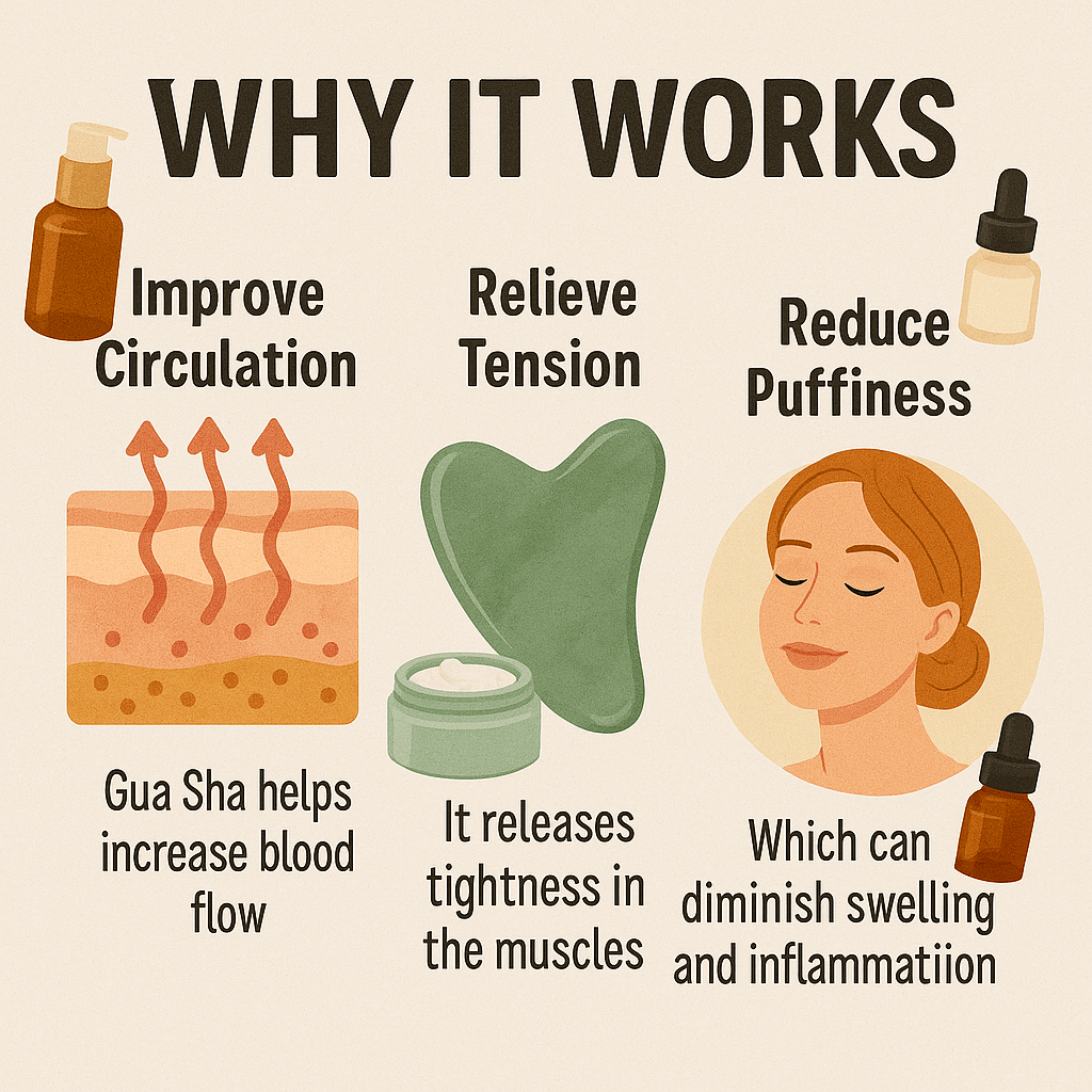 Jade Gua Sha Massager - Stella Beauty