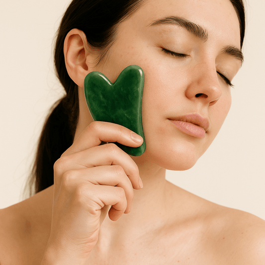 Jade Gua Sha Massager - Stella Beauty