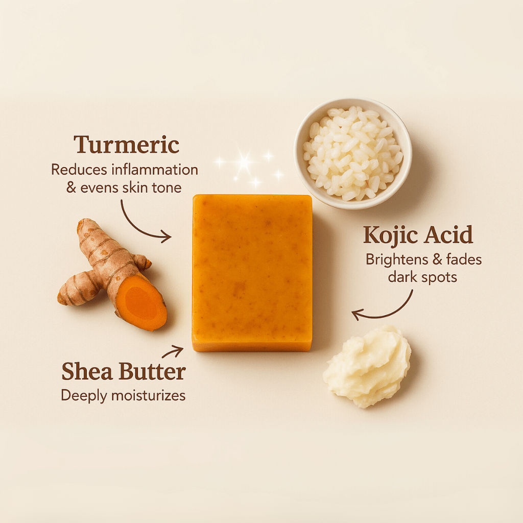 Turmeric Kojic Acid Soap - Stella Beauty